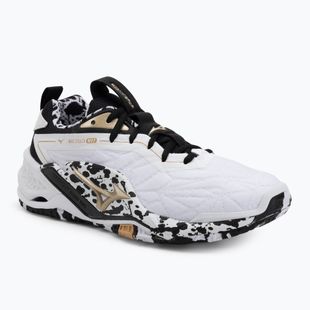 Scarpe da pallamano Mizuno Wave Stealth Neo 2 white/black/gold