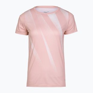 Maglietta da running da donna Mizuno Core Graphic Tee color malva sbiancato
