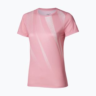 Maglietta da running da donna Mizuno Core Graphic Tee color malva sbiancato