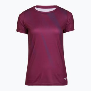 Maglietta da running da donna Mizuno Core Graphic Tee dark purple