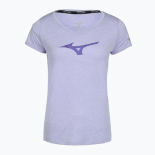Maglietta da corsa da donna Mizuno Core Runbird Tee blu islandese