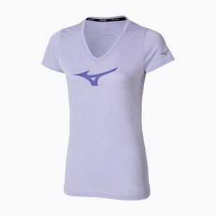 Maglietta da corsa da donna Mizuno Core Runbird Tee blu islandese