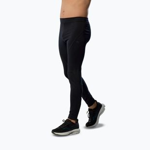 Leggings da corsa da uomo Mizuno Active Warmalite Long Tight nero