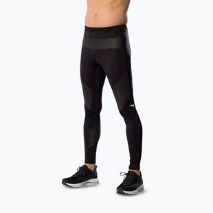 Leggings running uomo Mizuno Tech Biogear Sonic Long black