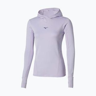 Felpa running donna Mizuno Active Warm Hooded Icelandic Blue