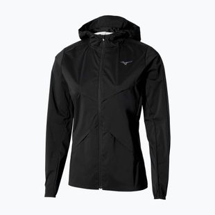 Giacca running donna Mizuno Tech Thermal Charge Hooded black