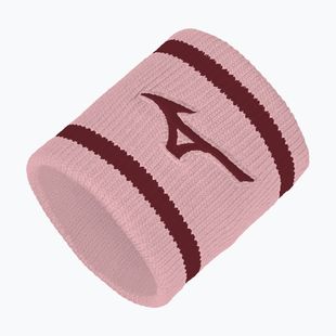 Fascia da polso in spugna Mizuno Wristband Short With Line 6P pinkesque/lava falls