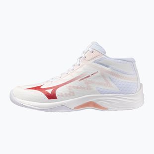 Scarpe da volley donna Mizuno Lightning Select Mid White/Rose Elegance/Lava Falls