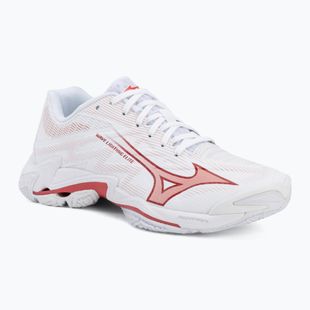 Scarpe da pallavolo donna Mizuno Wave Lightning Elite white/rose elegance/lava falls
