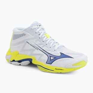 Scarpe da pallavolo Mizuno Wave Lightning Elite Mid white/lighting yellow/dazzling blue