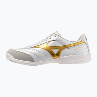 Scarpe da calcetto Mizuno Morelia Sala Pro IN white/football gold/galaxy silver