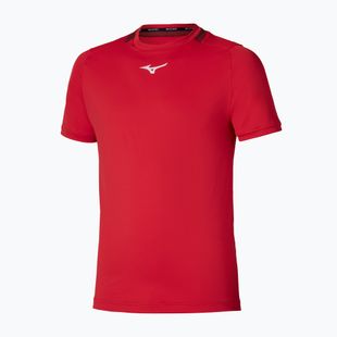 Maglietta da tennis da uomo Mizuno 62GAA001 Tee fiery red