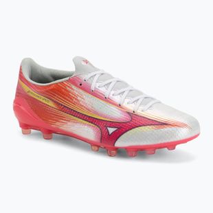 Scarpe da calcio Mizuno Alfa III Elite AG white/fuchsia purple