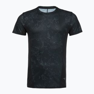 Maglia da running uomo  Mizuno Active DryAeroFlow Graphic black/gray