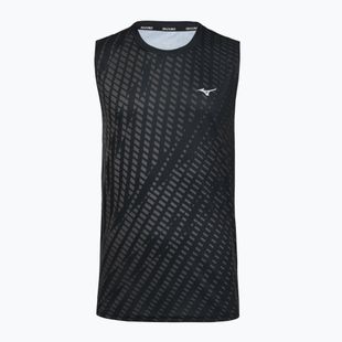 Maglia running uomo Mizuno Core Graphic Sleeveless black/gray