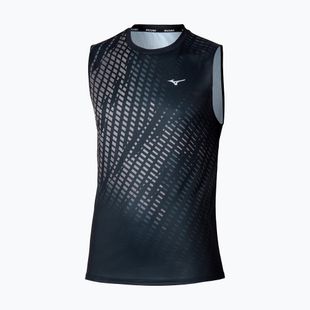 Maglia running uomo Mizuno Core Graphic Sleeveless black/gray