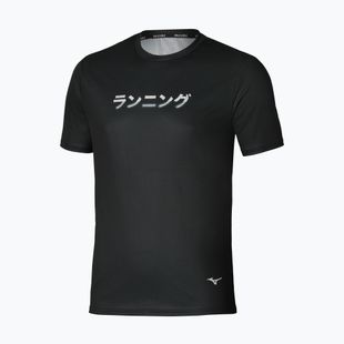 Maglia da running uomo Mizuno Core Graphic Tee black