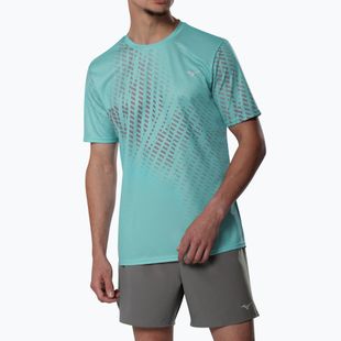 Maglia running uomo Mizuno Core Graphic Tee aquifer