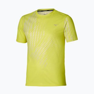 T-shirt running uomo Mizuno Core Graphic Tee lightning yellow