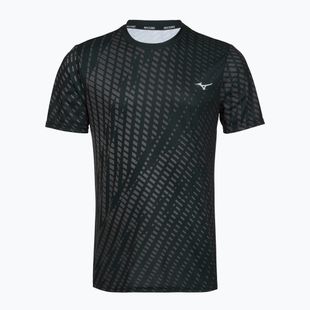 Maglia running uomo Mizuno Core Graphic Tee black/gray