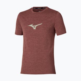 Maglia da running uomo Mizuno Core Runbird Tee copper brown
