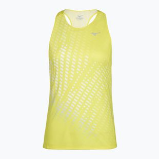 Canotta running donna Mizuno Core Graphic Tank Top lightning yellow
