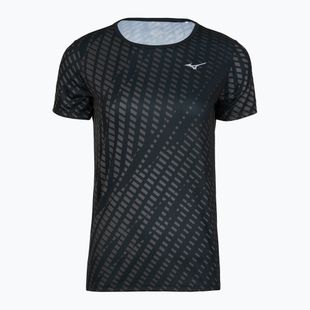 T-shirt running donna Mizuno Core Graphic Tee black/gray