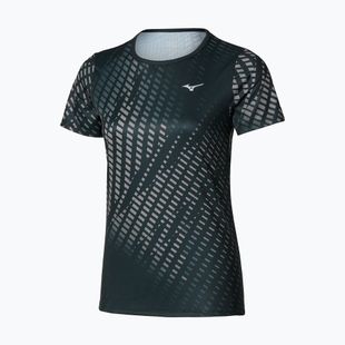T-shirt running donna Mizuno Core Graphic Tee black/gray