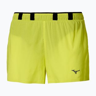 Pantaloncini running uomo Mizuno Tech Light Split 1.5 lightning yellow