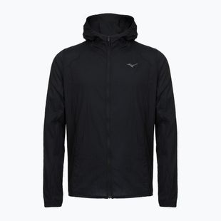 Giacca running uomo Mizuno Tech Light Hooded black