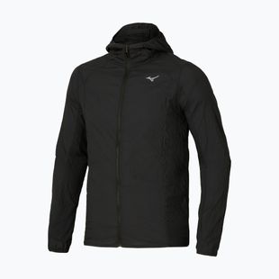 Giacca running uomo Mizuno Tech Light Hooded black