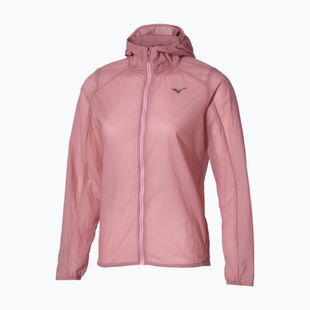 Giacca da running da donna Mizuno Tech Light Hooded Jacket rose elegance