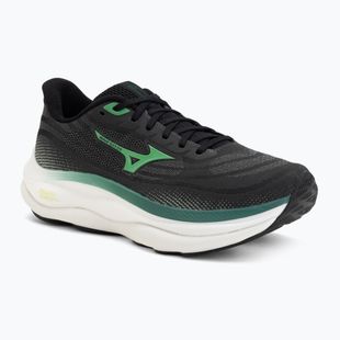 Scarpe running uomo Mizuno Wave Sky 9 black/goblin green/alpine green