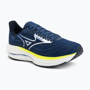 Scarpe da running uomo Mizuno Wave Rider 29 estate blue/white/lightning yellow