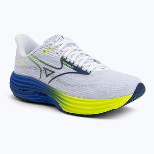 Scarpe da running uomo Mizuno Wave Rider 29 estate blue/white/lightning yellow