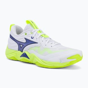 Scarpe da pallavolo Mizuno Wave Momentum Elite white/lightning yellow/dazzling blue