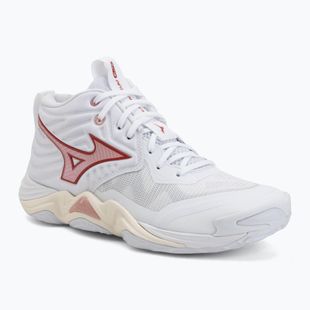 Scarpe da pallavolo donna  Mizuno Wave Momentum Elite Mid white/rose elegance/lava falls