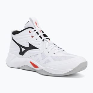 Scarpe da pallavolo Mizuno Wave Momentum Pro Mid white/black/fiery red