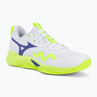 Scarpe da pallavolo Mizuno Wave Momentum Pro white/lightning yellow/dazzling blue