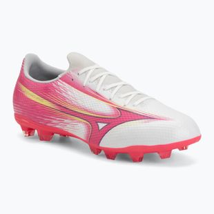 Scarpe da calcio Mizuno Alfa III Select FG white/fuchsia purple