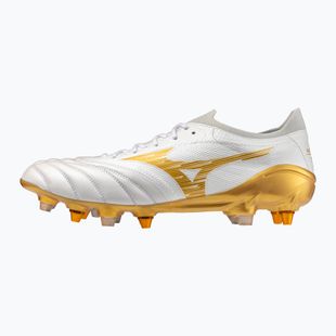 Scarpe da calcio Mizuno Morelia Neo IV Beta Elite Mix white/mp gold/cool gray 3c