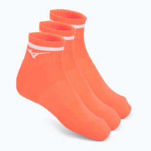 Calze Mizuno Training Mid With Line Lava Orange
