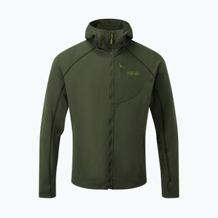 Felpa da uomo Rab Superflux Hoody army QFE-89