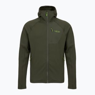 Felpa da uomo Rab Superflux Hoody army QFE-89
