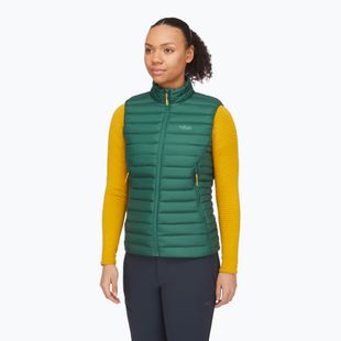 Gilet Rab Microlight donna verde ardesia
