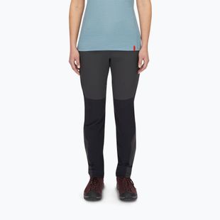 Pantaloni da donna Rab Torque Mountain Regular antracite/nero