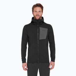 Felpa da uomo Rab Superflux Hoody black QFG-13-BLK