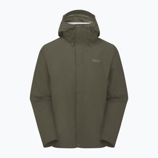 Giacca da pioggia Rab Downpour army da uomo