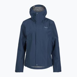 Giacca da pioggia da donna Rab Downpour tempest blu
