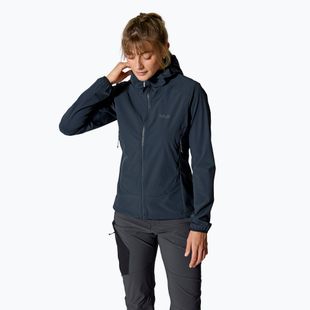 Giacca softshell donna Rab Borealis Hoody Beluga